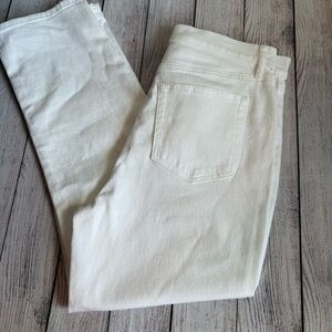 LOFT The Slim High Rise White Jeans 29 NWT